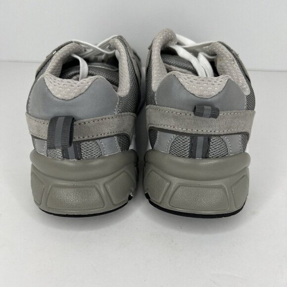 H&M Beige/Taupe Mesh & Suede Womens Size 10 Lace-Up Walking/Athletic Sneakers - Picture 4 of 9